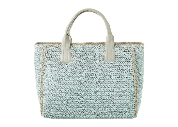 SEABREEZE SHOPPER RAFFIABAST LIGHT BLUE